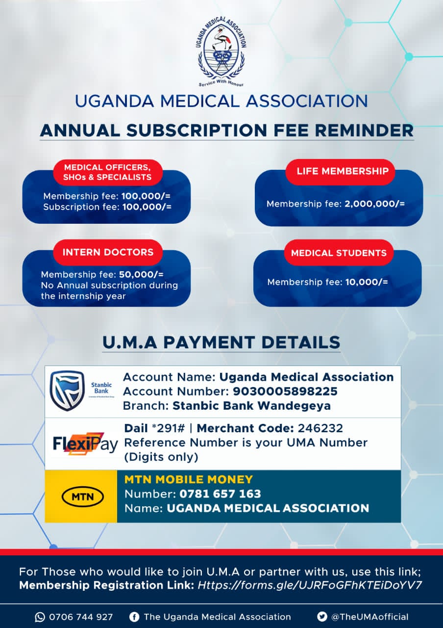 UMA 2026 SUBSCRIPTION REMINDER